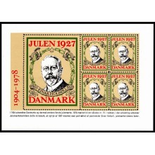 1978. Danmark blokke. Mindeark og nytryk af 1927-mærket af Einar Holbøll. Postfrisk.